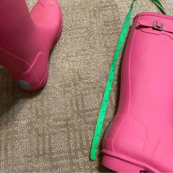 {Hunter} Original Short Rain Boots | Matte Pink ~ Size 5 - Picture 12 of 16